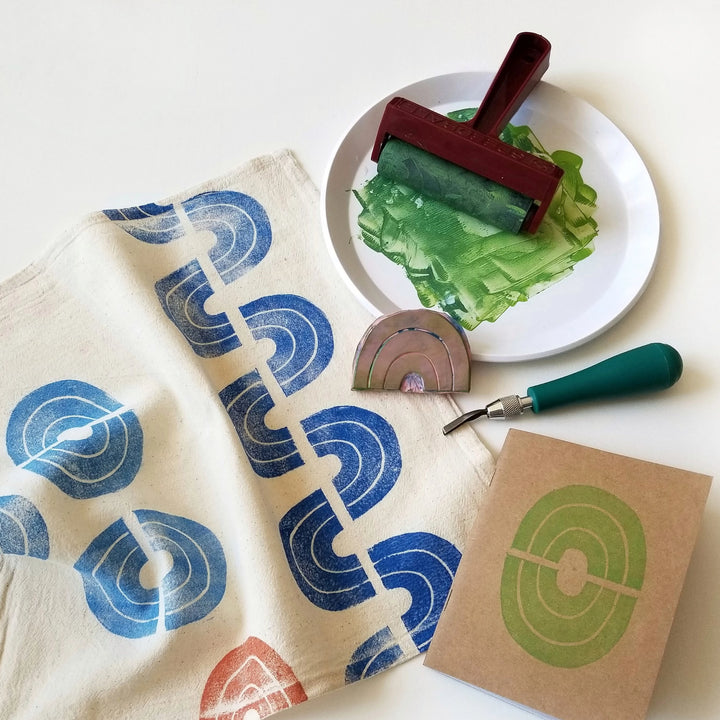 Online] Nature Gel Printing Class – Assembly: gather + create